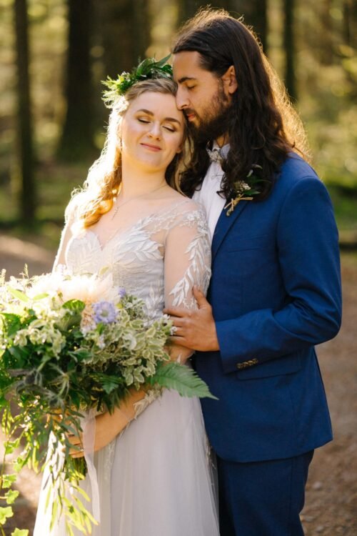 Wedding hair and makeup by YesMona Beauty — mobile bridal team Vancouver