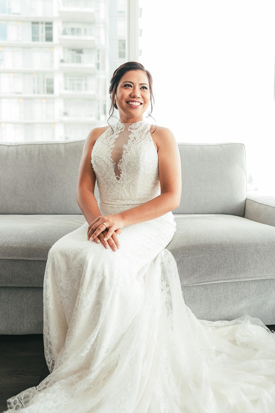 Bridal hair and makeup styling by YesMona Beauty — Vancouver Burnaby
