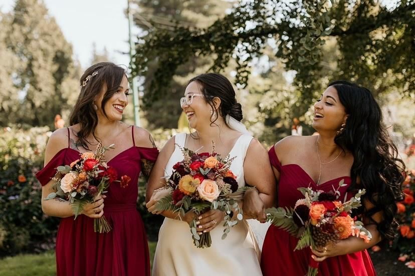 Bridal hair and makeup styling by YesMona Beauty — Burnaby BC