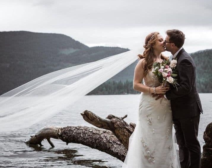 Wedding bridal hair and makeup by YesMona Beauty — Burnaby