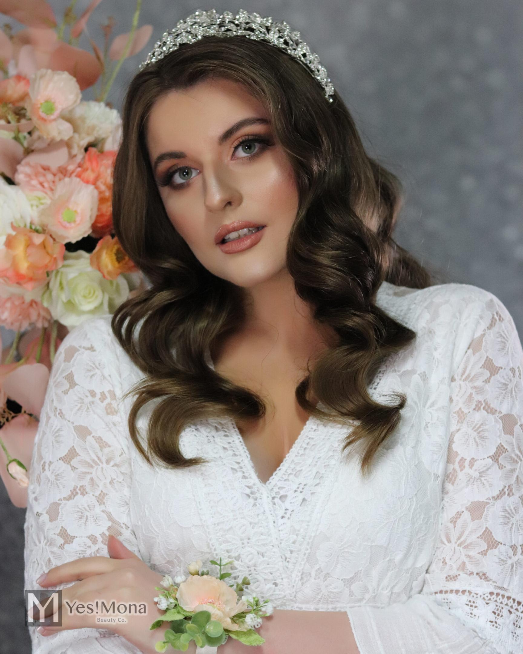 Bridal makeup styling by YesMona Beauty — Burnaby Vancouver wedding artist