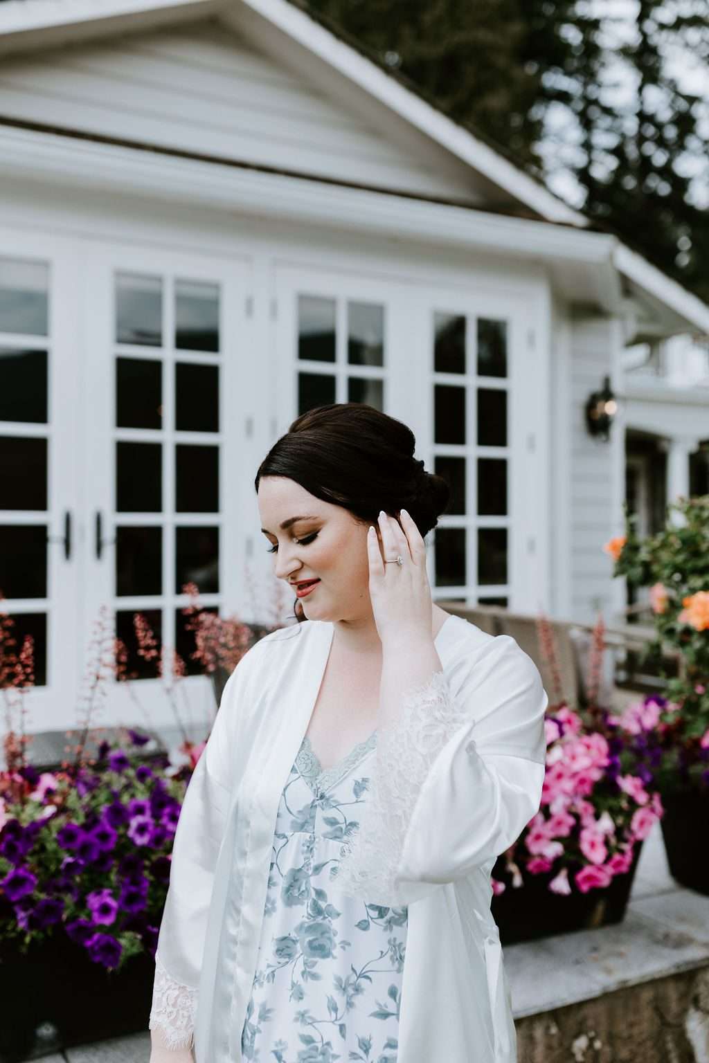 Wedding bridal styling by YesMona Beauty — mobile hair and makeup Burnaby